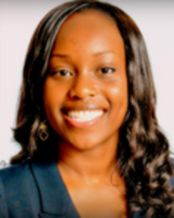 Oluseyi Ojeifo has long wavy black hair. 